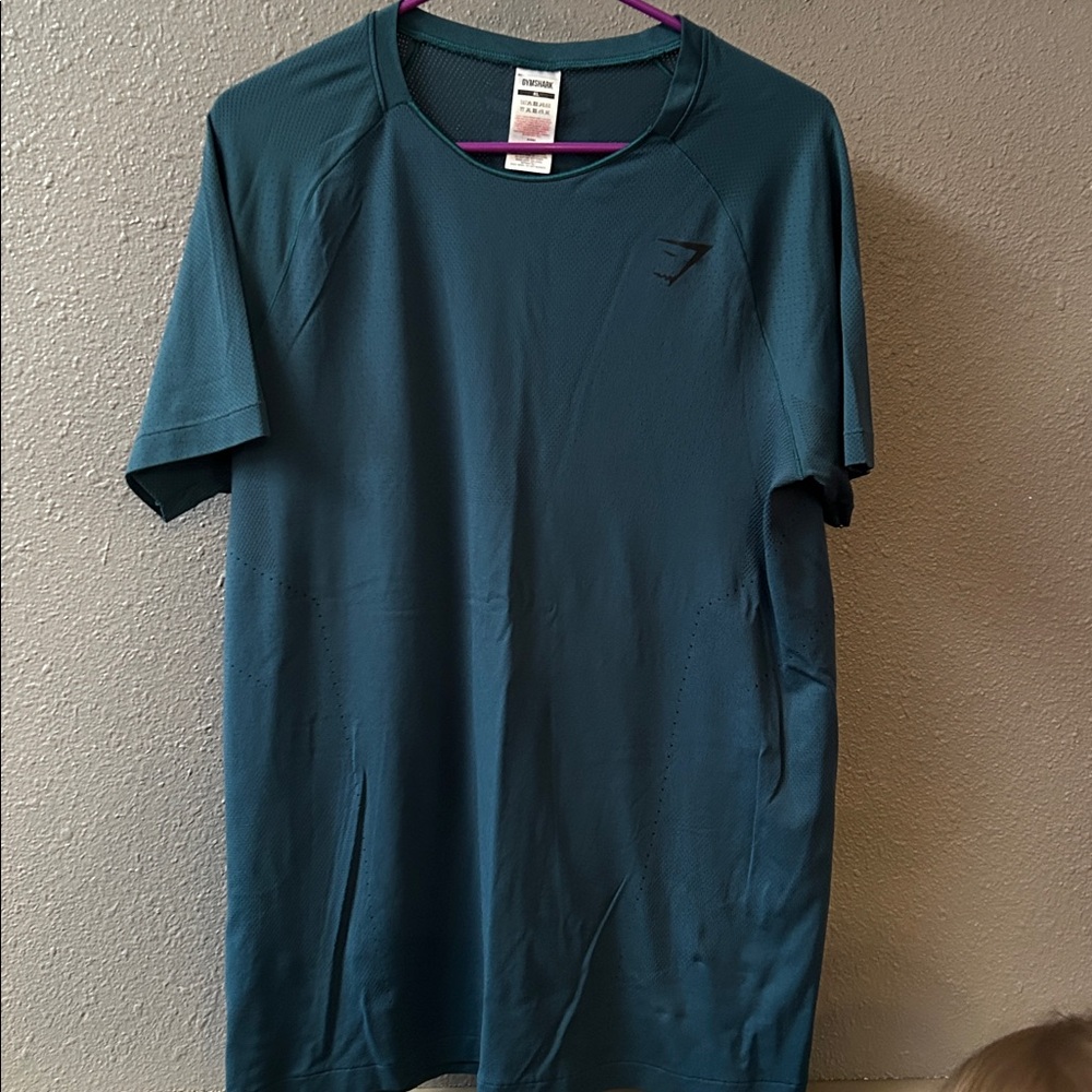 Gymshark Teal Performance Tee